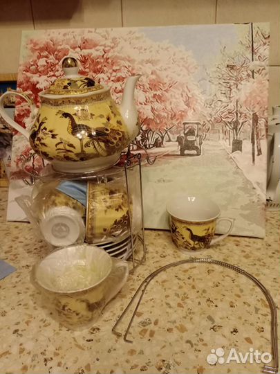 Чайный сервиз новый в коробке 