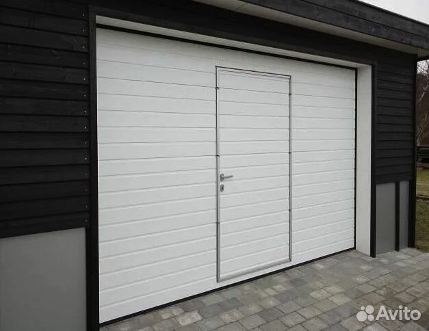 Секционные ворота для гаража монт-ж 1-2 дн