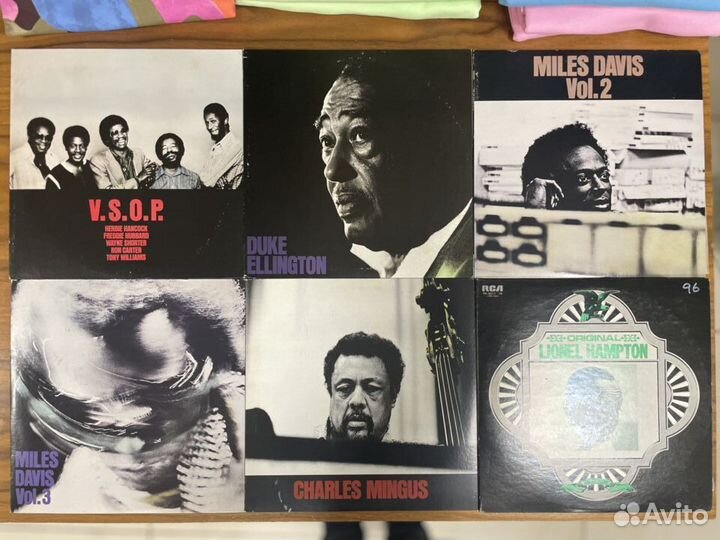 Винил jazz Miles Davis, Mingus, Ellington, V.S.O.P