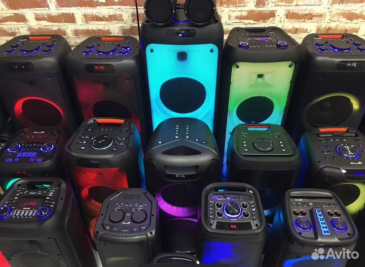 Портативные колонки Новые Большие Напольные Блютуз