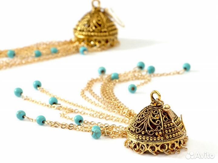 Роскошные длинные серьги