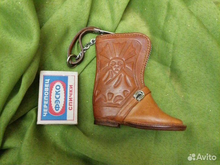 Ключница Сапожок натур. кожа