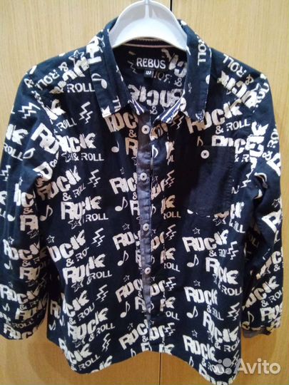 Фирменные рубашки 122р