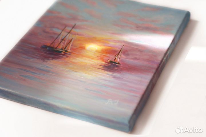 Авторская картина маслом (миниатюры)