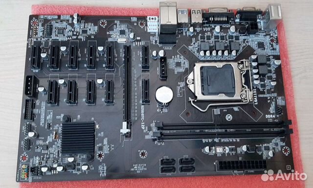 Материнская плата B250 BTC-12P новая