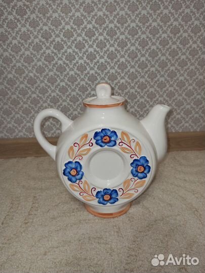 Чайник - ручная роспись (ссср)