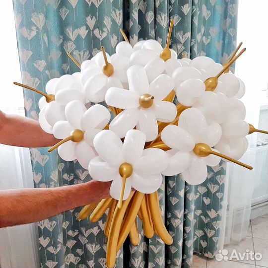 Цветы из воздушных шаров