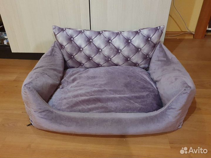 Лежак для собак и кошек дом для животных 60на45см