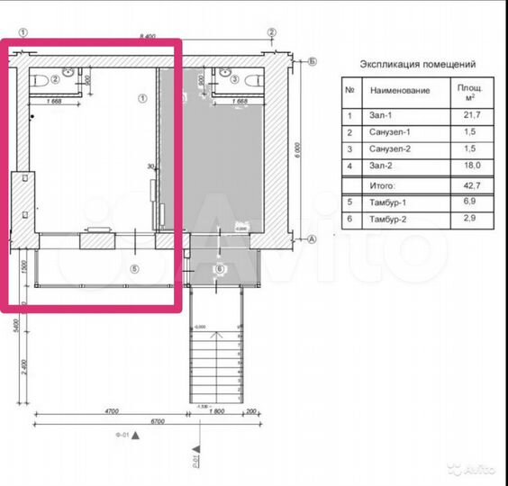Торговое помещение, 30 м2