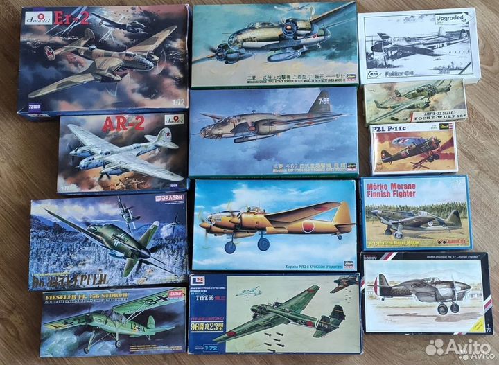 Сборные модели самолётов вмв 1:72