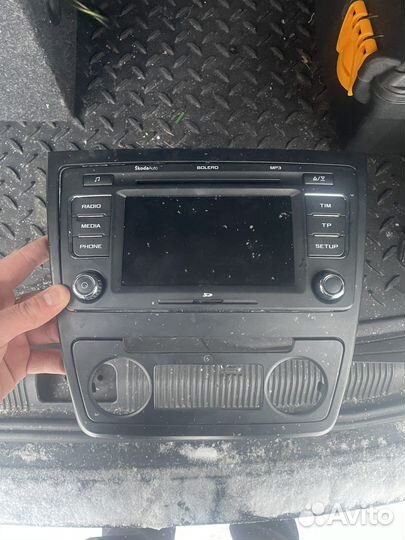 Магнитола bolero skoda yeti 2011