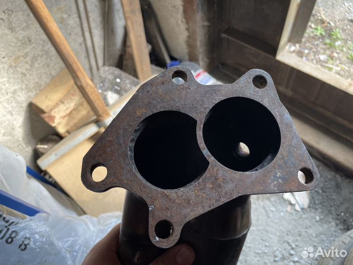 Прямоточная выхлопная трасса под турбину TD06 20G