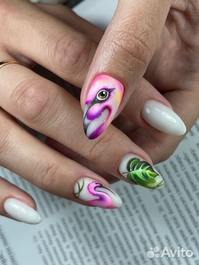 Маникюр,покрытие гель лаком, наращивание ногтей