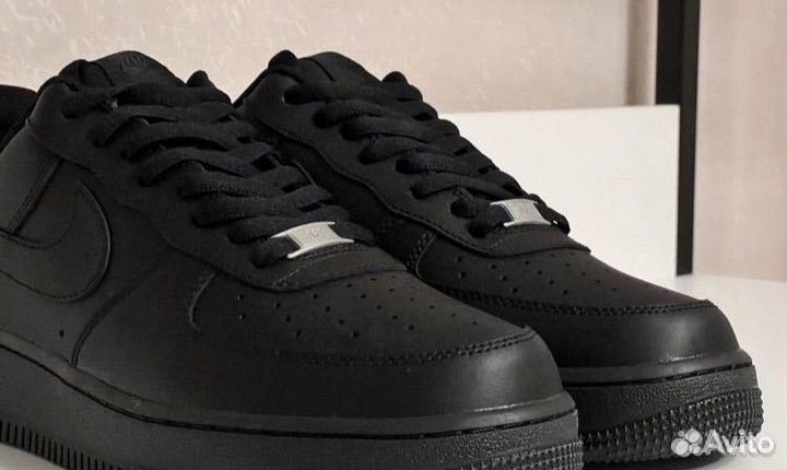 Nike air force 1 low black Оригинальное качество