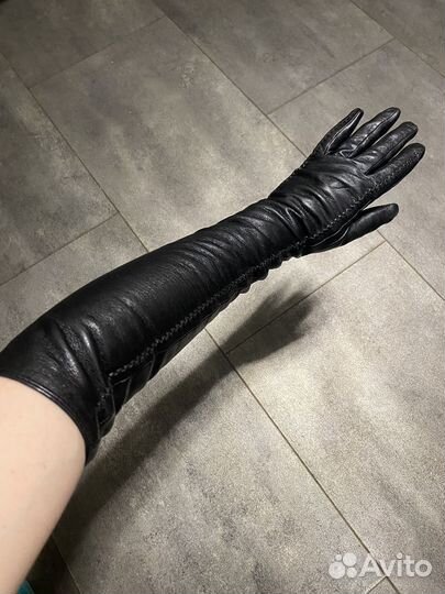 Перчатки женские кожаные 7 р-р
