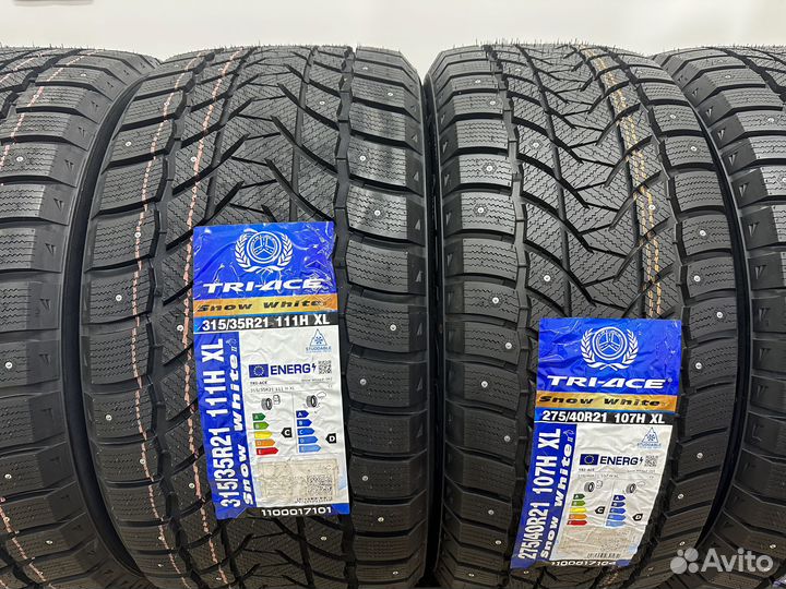 Tri Ace Snow White II Stud 275/40 R21 и 315/35 R21 111H