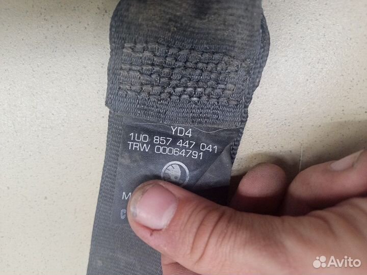 Ремень безопасности Octavia 1997-2000