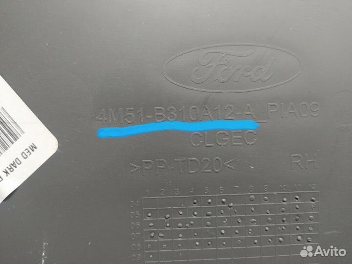 Обшивка кузова правая (купе) Ford Focus Ii