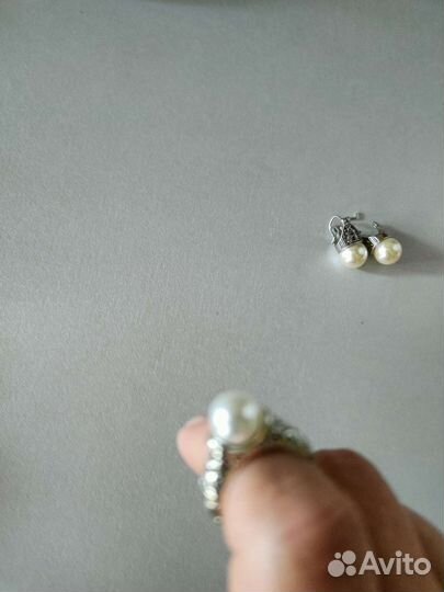 Серьги и кольцо