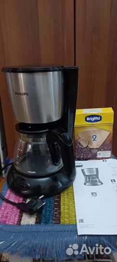 Кофеварка капельная philips