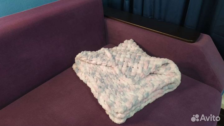 Вязанный плед