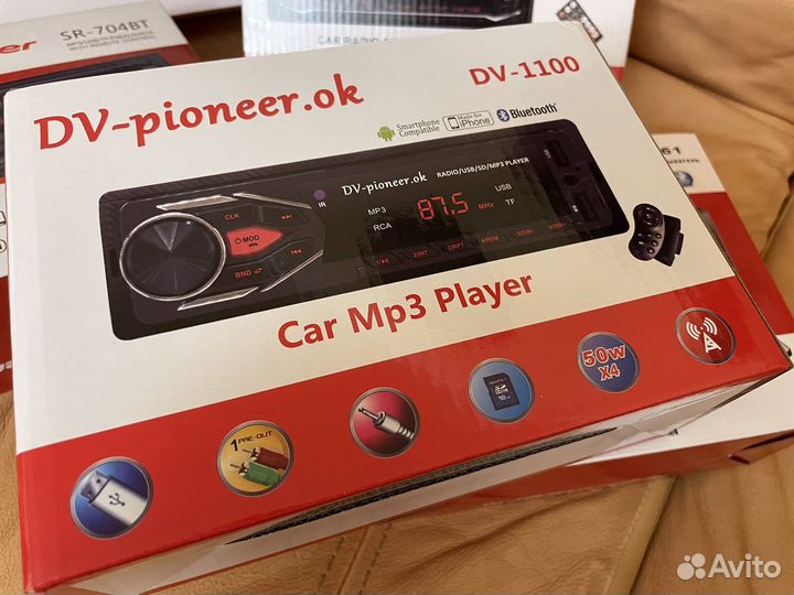 Магнитола Pioneer с bluetooth usb