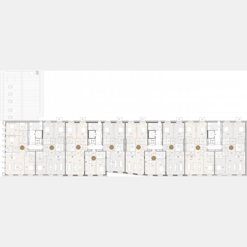 2-к. квартира, 55,5 м², 7/8 эт.