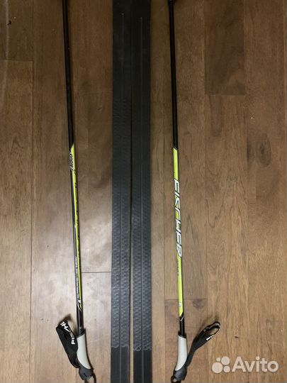 Лыжи беговые fisher детские 160 с креплениями