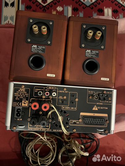 JVC DVD ресивер CA-EXA1 с деревянными колонками