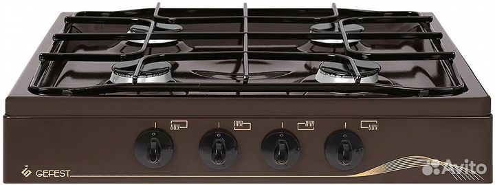 Плита Газовая Gefest пг 900 К17, цвет коричневый