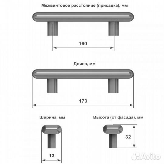 Мебельные ручки, hermes, черный, матовое золото