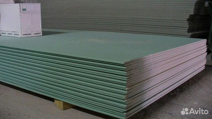 Гипсокартон новый