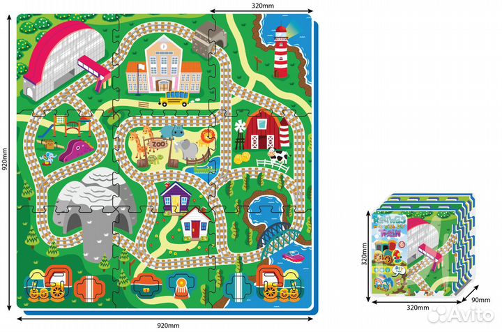 Продам коврик-пазл