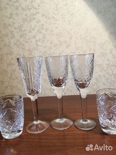 Хрустальные рюмки,фужеры Lyminarc