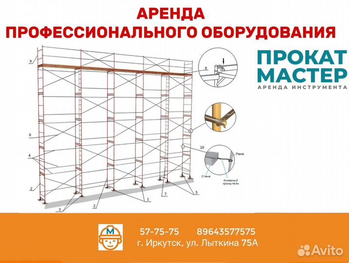 Строительные леса.Аренда/прокат