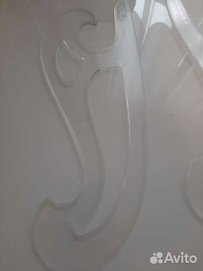 Набор лекал для черчения (4 шт.)