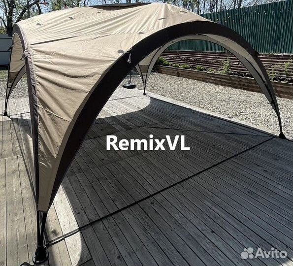 Видео коричневый Тент шатёр Easy Life 425х425х230с