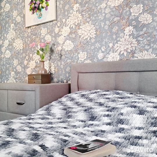 Вязаный плед на заказ