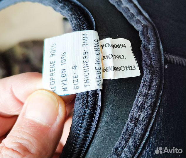 Гидрокостюм для подводной охоты 7мм