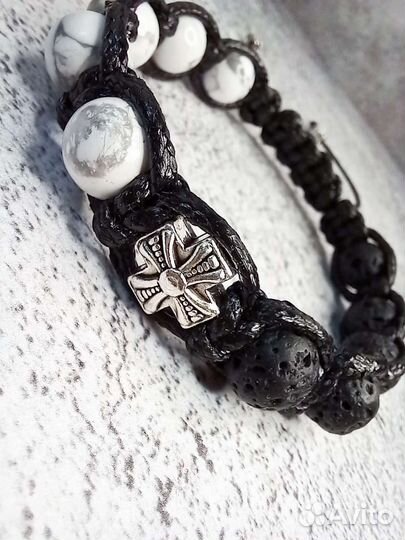 Мужской браслет Magic Node Говлит и Лава