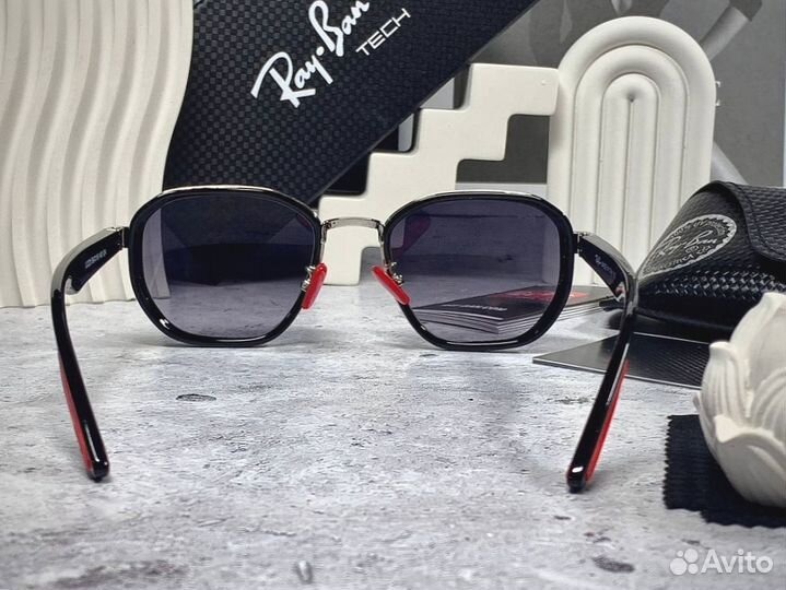 Очки Ray Ban Ferrari черные