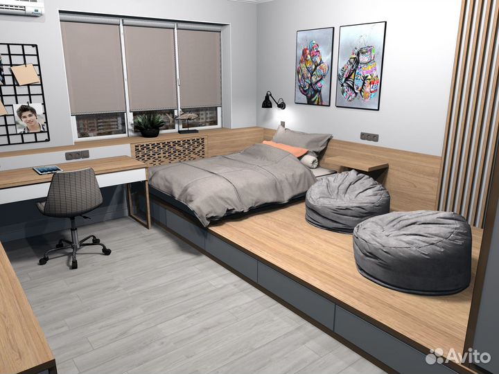 Дизайн интерьера с визуализацией