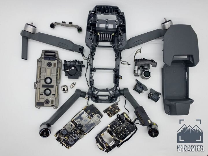 DJI Mavic pro корпус,лучи,подвес,шлейф,камера