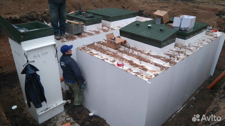 Септик для дома и дачи. Установка под ключ