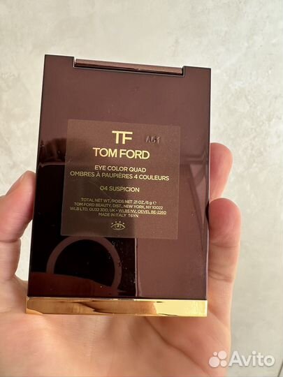 Тени для век tom ford 04 suspicion
