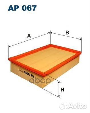 Фильтр воздушный Filtron AP067 Filtron