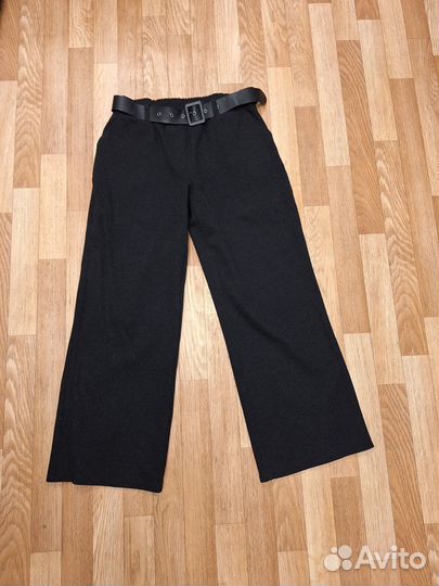 Брюки палаццо теплые