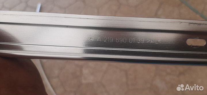 Молдинг крыши хром Mercedes CLS W219 Рестайлинг