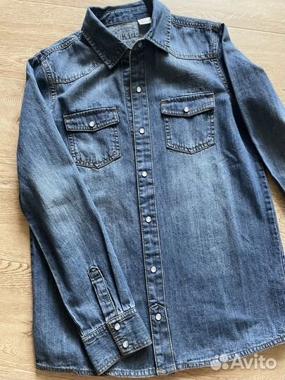 Джинсовая рубашка