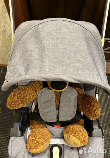 Автолюлька на колесах для новорожденных